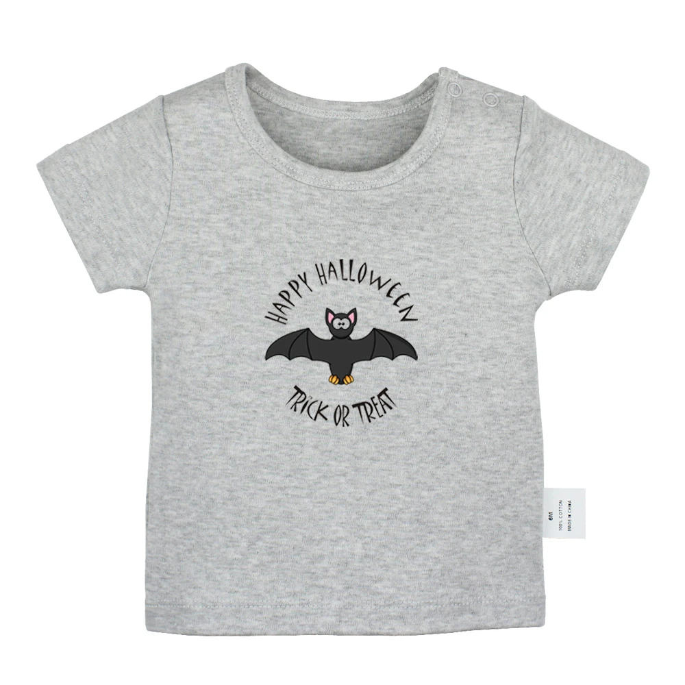 Футболка для новорожденных с коротким рукавом черный Графический Топ рисунком