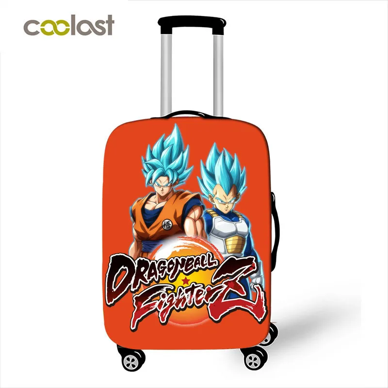 Чехол для багажа Dragon Ball 18-32 дюймов дорожная сумка CoverElastic Saiyan Goku Vegeta дорожные аксессуары для чемодана защитный чехол - Цвет: XT QLZ20