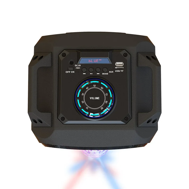 

Wireless Bluetooth Speaker LED Portable Hi-Fi Speaker Bass with AUX USB Cool LED Shining Light TF Speakers Loudspeaker SY1776