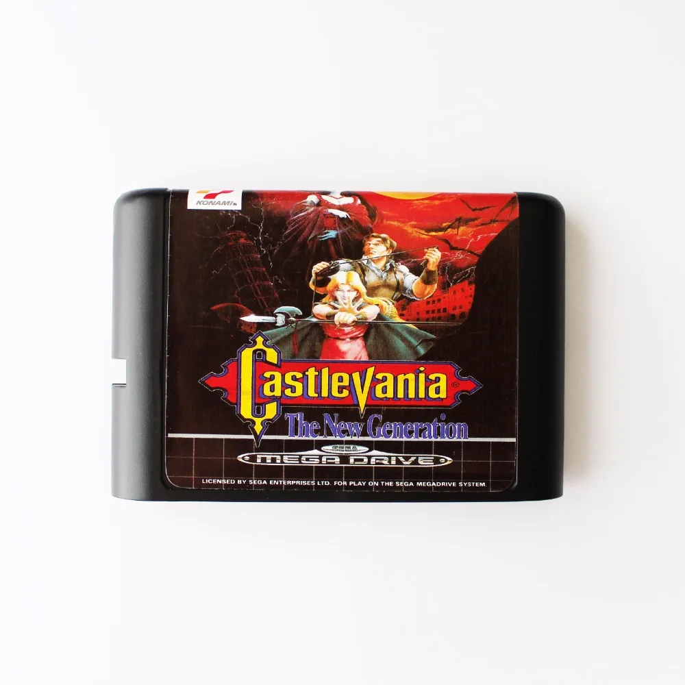 Castlevania нового поколения 16 бит SEGA MD карточная игра для Sega игры Mega Drive Genesis|sega md game