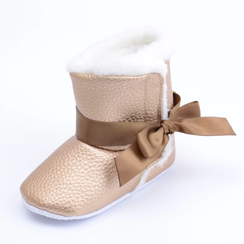 Теплые сапоги Prewalker искусственная кожа для новорожденных унисекс детская обувь