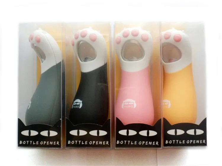 Hot10pcs Creative cute cat paw opener cartoon hand personalized beer bottle kitchen gadget | Дом и сад