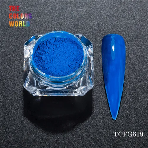 TCFG619 50g TCT-003, 12 неоновые флуоресцентные краски, неоновый пигмент, пудра для лака для ногтей, живопись, гель для ногтей, украшение для ногтей и украшение своими руками - Цвет: TCFG619 50g