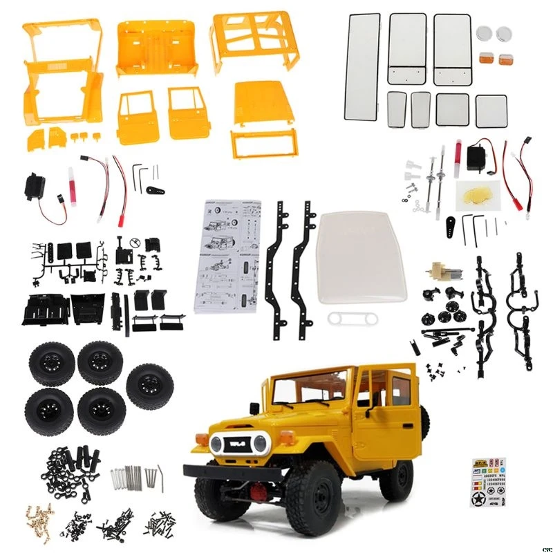 WPL C34 комплект/WPL C34 комплект версия 1:16 FJ40 4WD Альпинизм внедорожник Грузовик дистанционное управление автомобиля DIY аксессуары