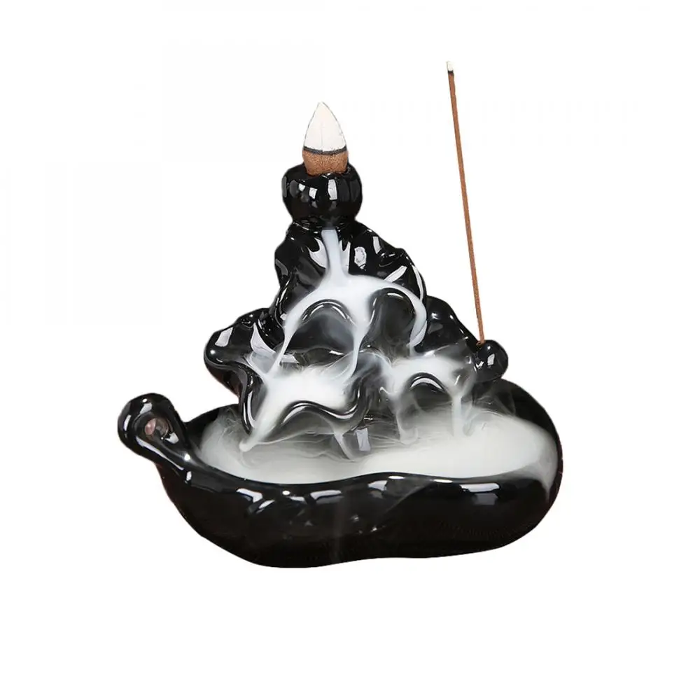 Ароматическая горелка с водопадом Backflow подставка для благовоний конусные