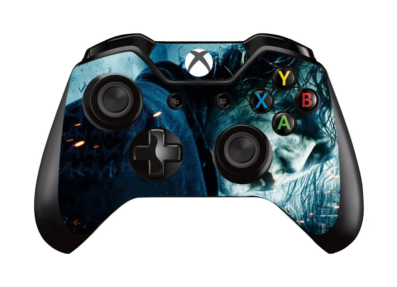 0082 Джокер дизайн виниловая кожа Наклейка чехол для microsoft xbox ONE консоль с наклейка на джойстик Чехлы для xbox one контроллер - Цвет: 0082