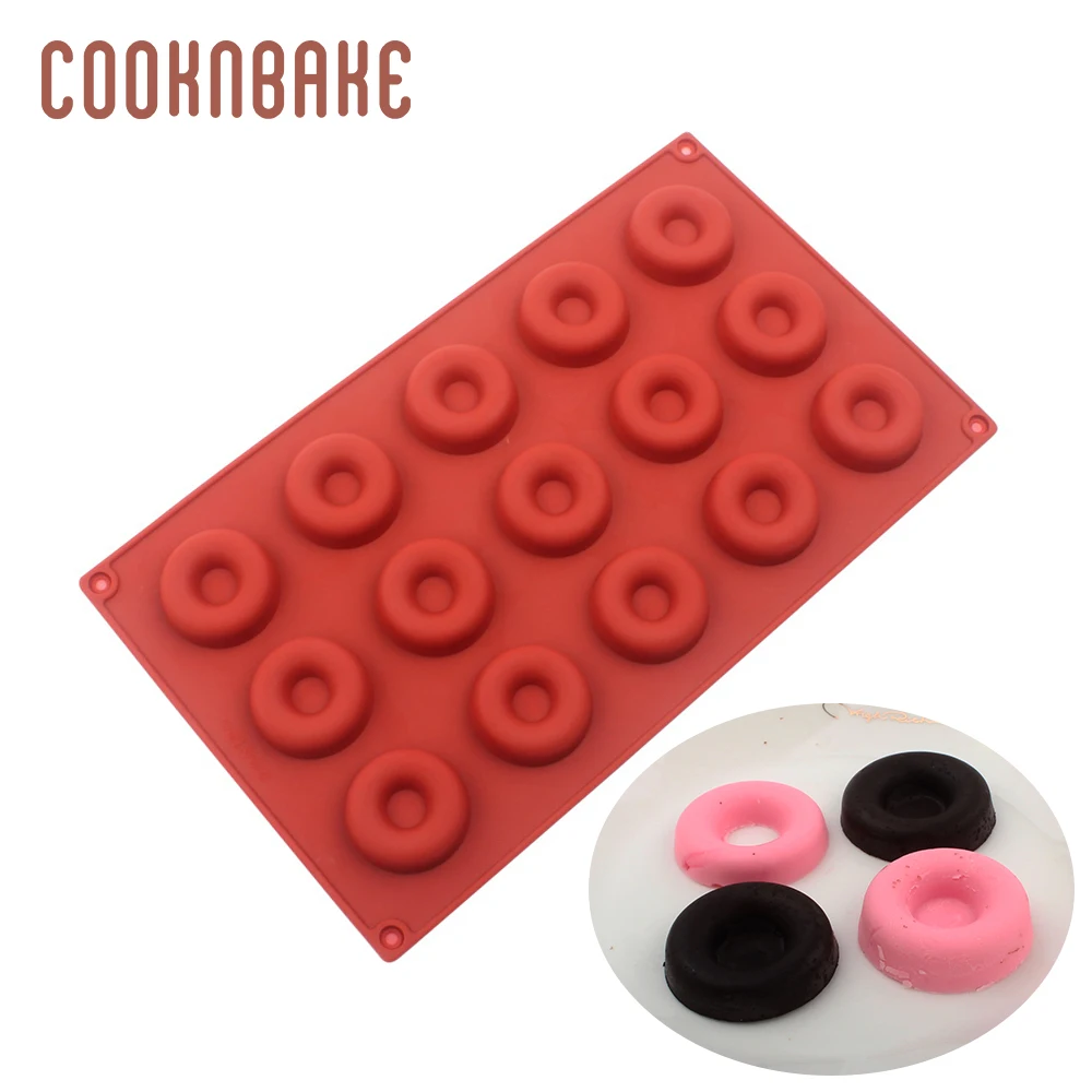 COOKNBAKE силиконовая формочка для пончиков печенья торта круглых желе шоколадные