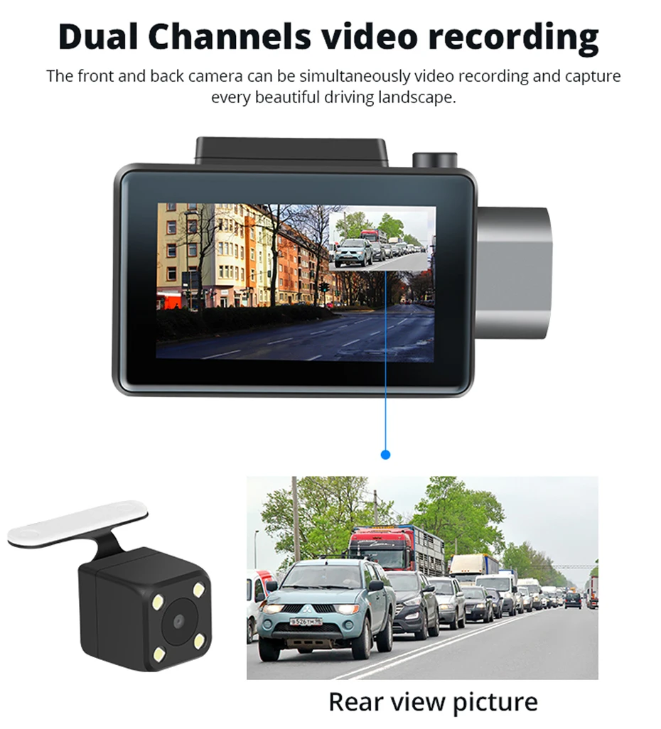 3g WiFi Автомобильный видеорегистратор Android gps камера рекордер двойной объектив Автомобильный видеорегистратор видео рекордер WDR 24 часа парковки дистанционный монитор видеорегистратор era