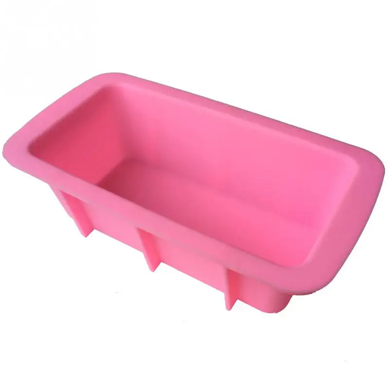 

Rectangular Food Grade Silicone Bread Loaf Cake Mold Forms Non Stick Bakeware Baking Pan Oven Rectangle Mould Wholesale