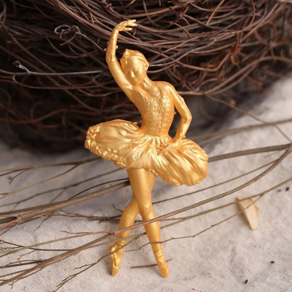 Новинка 2019 форма для торта в форме Танцующей Балерины силиконовое печенье своими