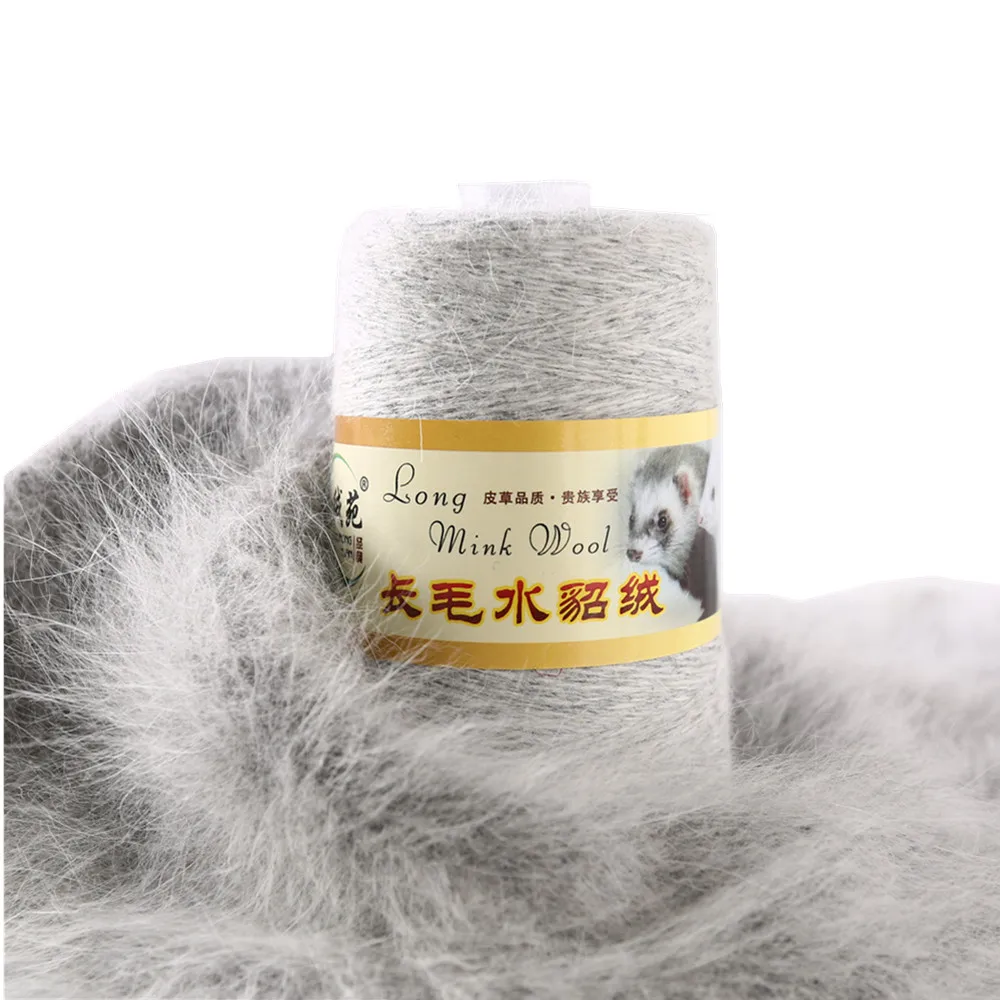 Длинная норковая шерсть ручная кашемировая пряжа из норковой шерсти|Пряжа| |