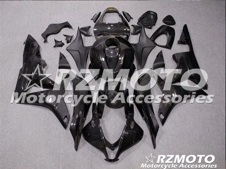 Углеродное волокно лакированный мотоцикл обтекатель части для Honda CBR600RR F5 2007 2008