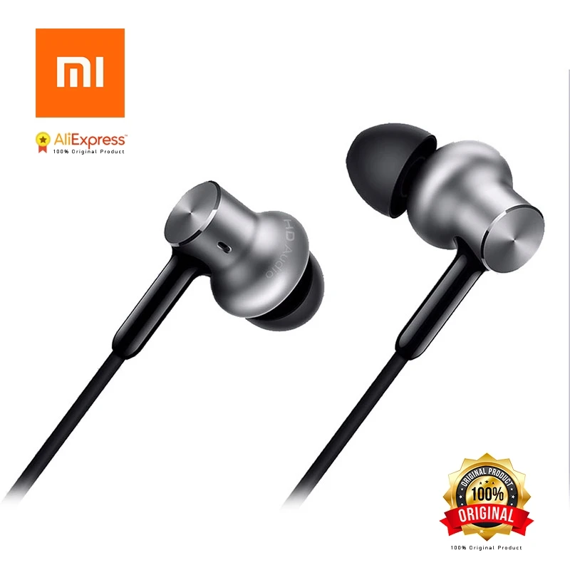 Оригинал Сяо mi Гибридный Pro HD наушники круг гладить проводной Earset Шум отмена Xiaomi