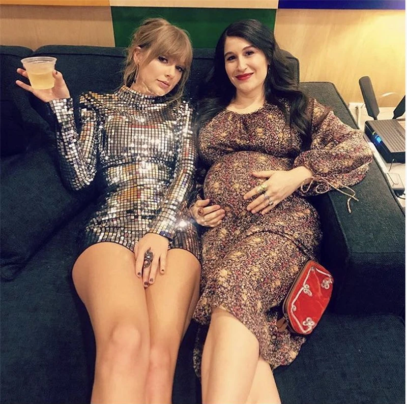 Женское вечернее платье Leger Babe элегантное роскошное с длинным рукавом расшитое