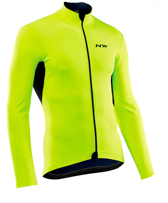 winter jersey Northwave теплая Зимняя Теплая Флисовая велосипедная одежда NW Мужской трикотажный костюм для езды на велосипеде MTB Одежда комбинезон комплект - Цвет: winter jersey