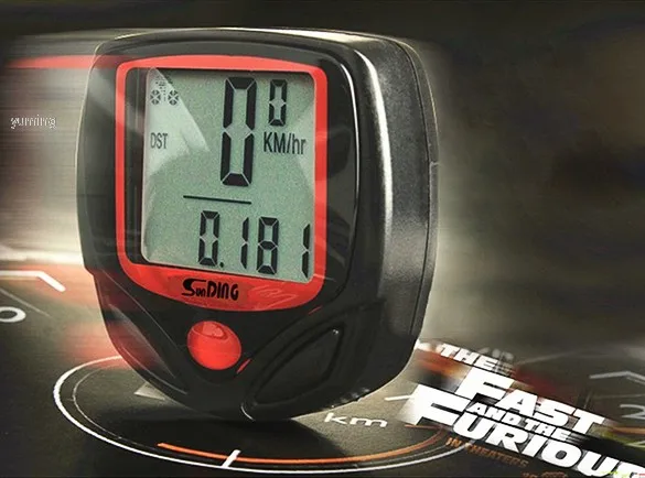 Дешевые велоспорт велосипед мотоцикл жк подсветки цифровой водонепроницаемый