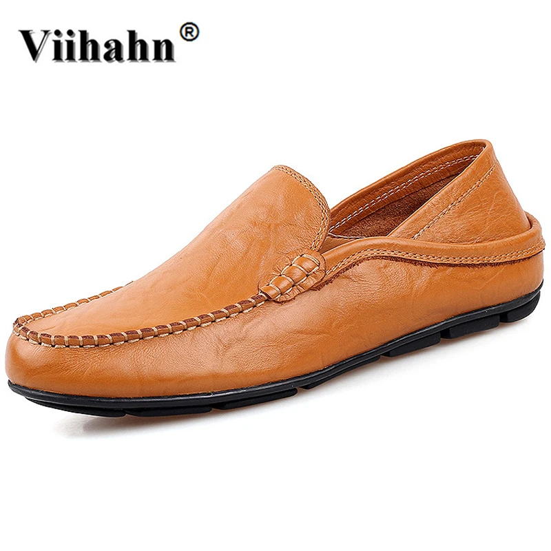 Viihahn Лето 2017 г. повседневные Лоферы мужские Обувь мокасины слипоны Пояса из
