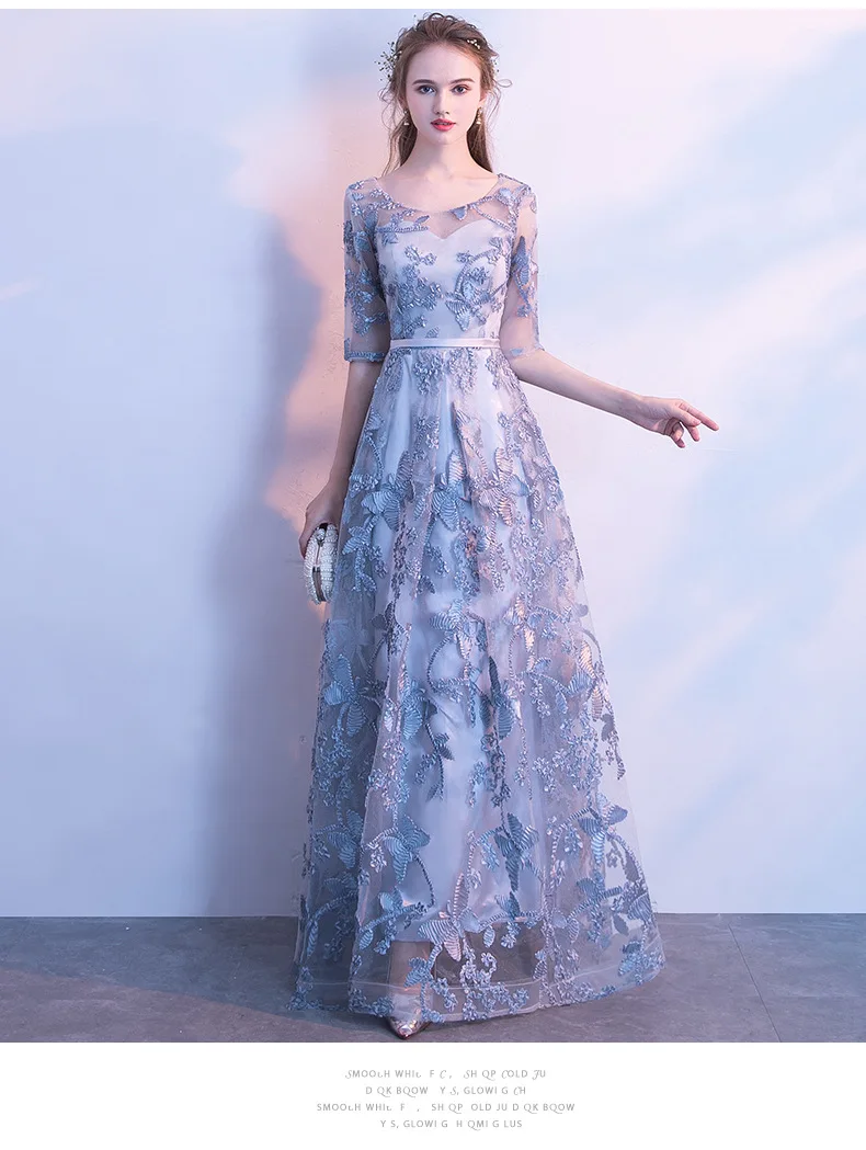 Elegant Lace Asian Embroidery Long Dress Vestidos Chinos Oriental Qipao Evening Gowns Classic Party Size XS-XXL | Тематическая