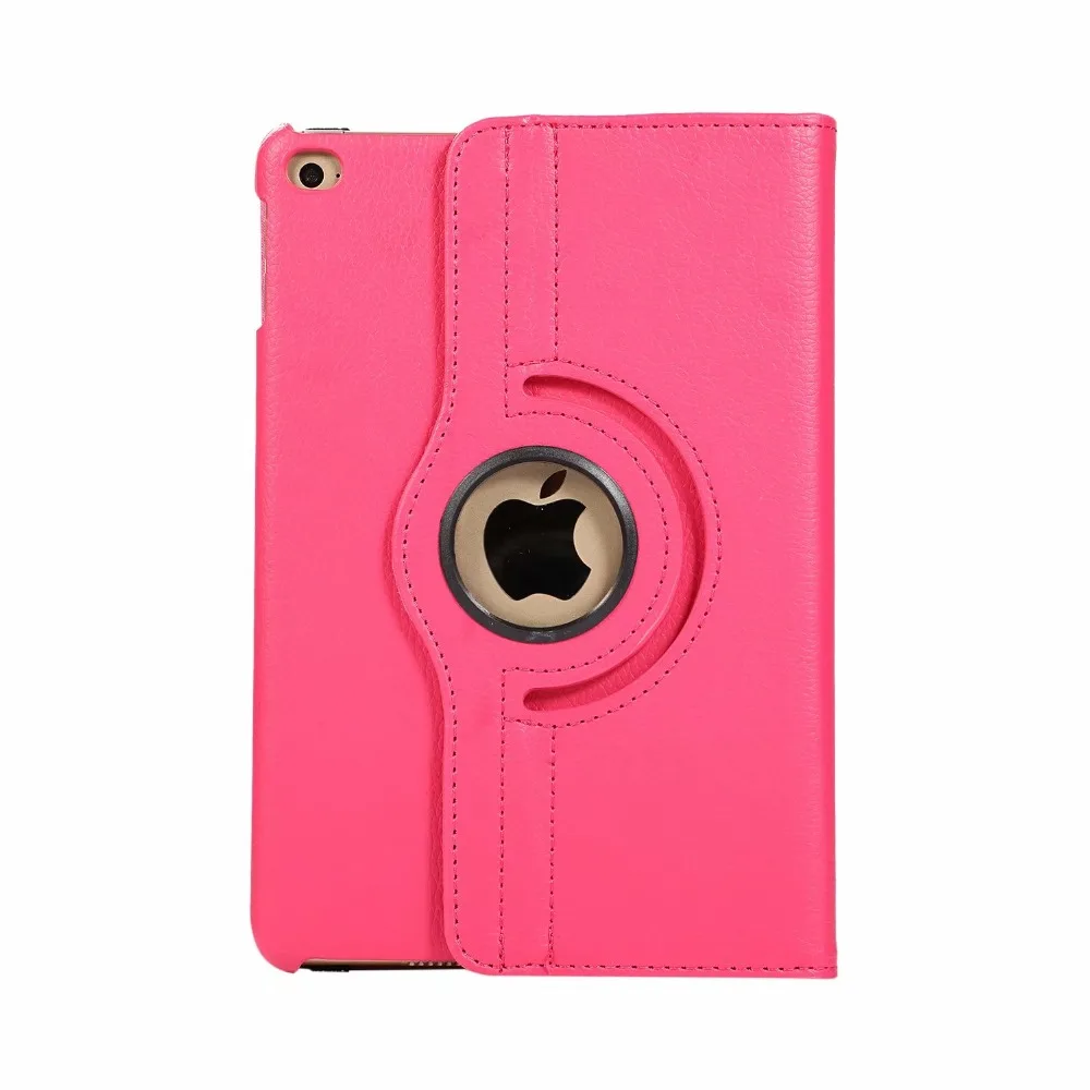 360 градусов вращающийся PU кожаный чехол-подставка для Apple iPad mini 4, для iPad mini 5