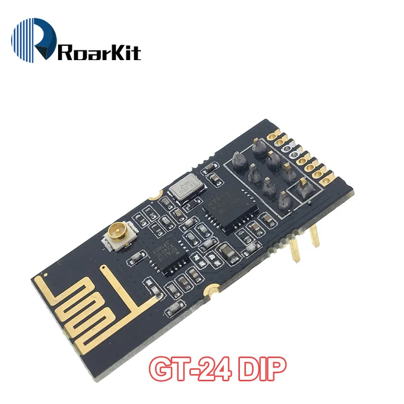 1 комплект NRF24L01+ PA+ LNA(с антенной) плата адаптера 2,4G беспроводные модули передачи данных 1100 метров на большие расстояния - Цвет: GT-24 DIP