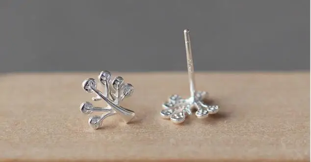 Fashion Women Jewelry Hypoallergenic Tree Stud Earrings For Girls Party EH649 | Украшения и аксессуары