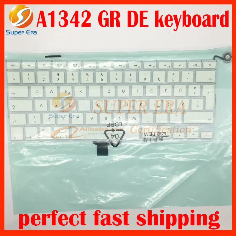 A1342 Пособия по немецкому языку y GR DE Клавиатура для ноутбука macbook 13," A1342 Пособия по немецкому языку клавиатура 2009 2010 год MC207 MC516