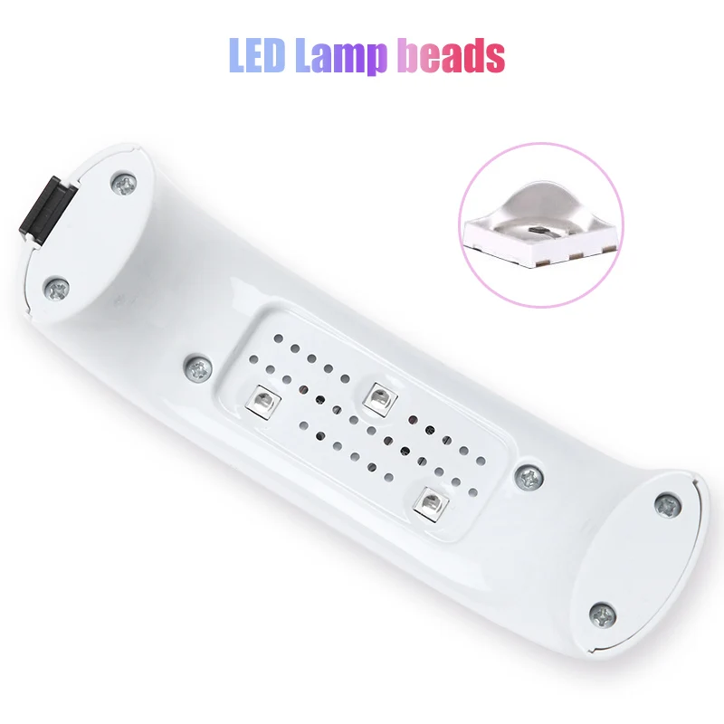 ROHWXY 9W LED Lamp Nail Dryer Portable USB Cable For Prime Gift Home Use Gel Polish Mini Lmp | Красота и здоровье