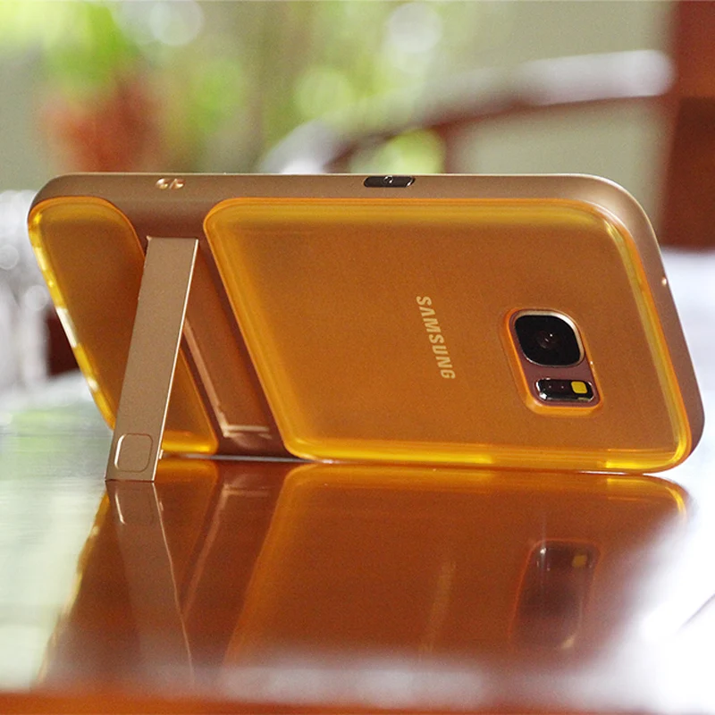 ITEUU PC + TPU чехол с подставкой для Samsung Galaxy S7 чехлы Противоударная задняя крышка