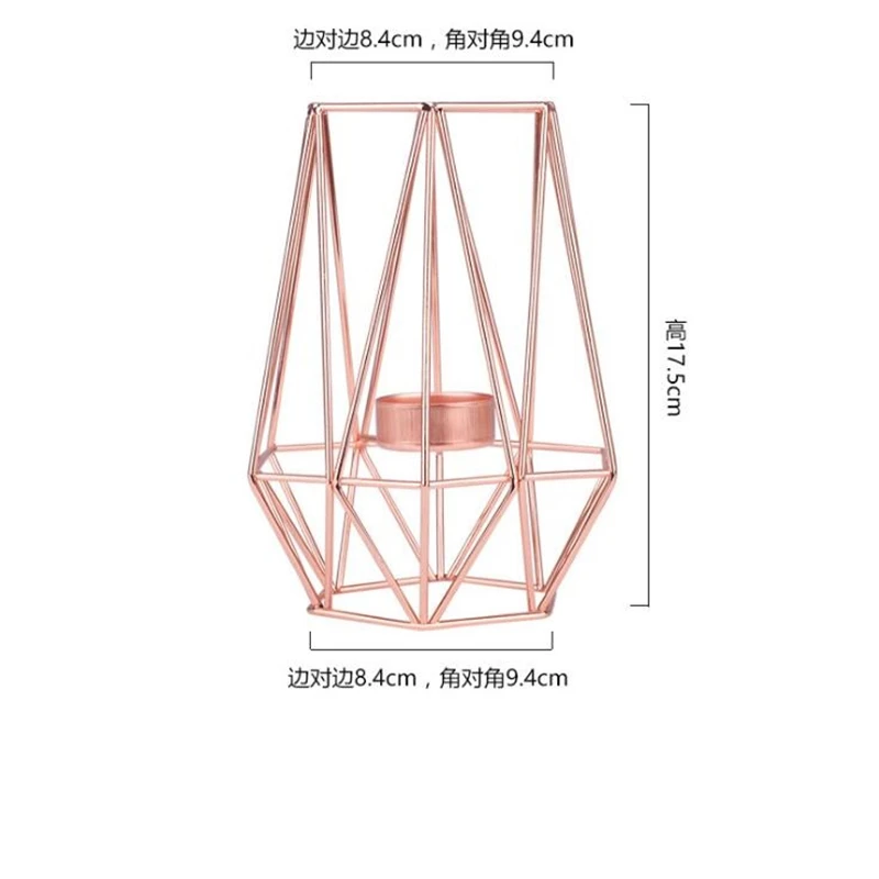 Nordic Style Brief Line Candle Holder Wedding Home Desktop Decor Candlesticks Lover Candlelight Dinner Props Candelabrums | Дом и сад