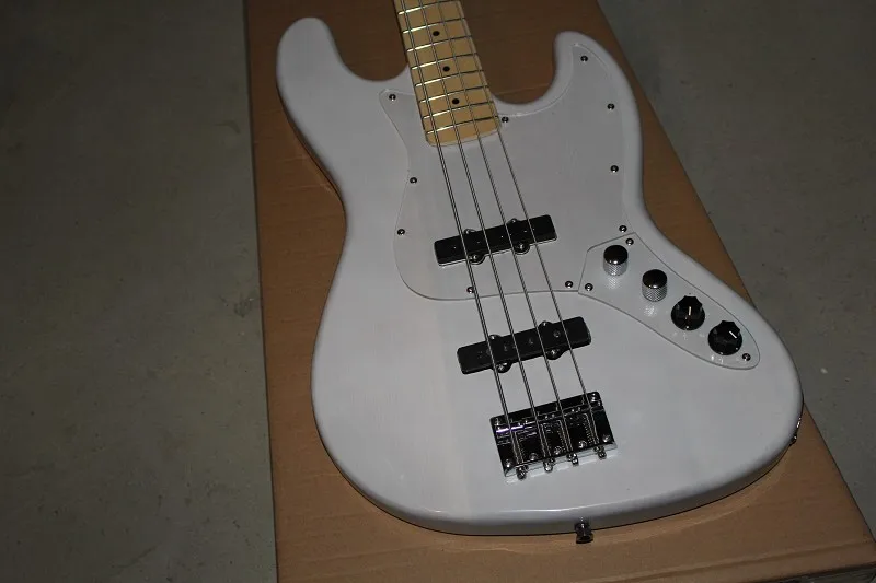 Оптовая продажа высокое качество Custom Shop Белый 4 Strings atelierz Настройка системы