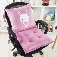 cartoon one piece back and seat cushion for student thick cotton chair cushion pad for car office home decoration sofa cushion