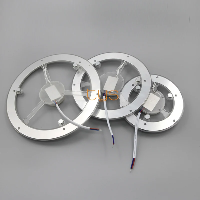 Светодио дный потолочный светильник 5730SMD 12 Вт 18 24 светодио лампа Осьминог Light 220 В