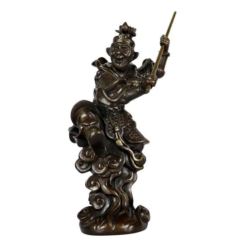 

Copper crafts Home Furnishing Zodiac monkey monkey king Sun Wukong birthday ornaments business gifts