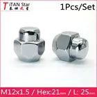 1 шт., M12x1.5 1,5 OEM OE, Заводские колеса, обода, шестигранные гайки 21 мм для Mazda 3 6 Atenza Axela, CX-5, CX-4, 112125-07