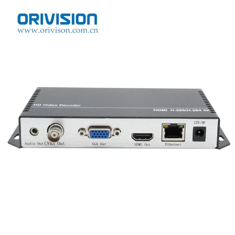 ZY-DH301 4K H.265 H.264 HDMI VGA CVBS Video Deocder with HTTP RTSP RTMP UDP UTP RTP HD Audio IP Streaming for facebook youtube |