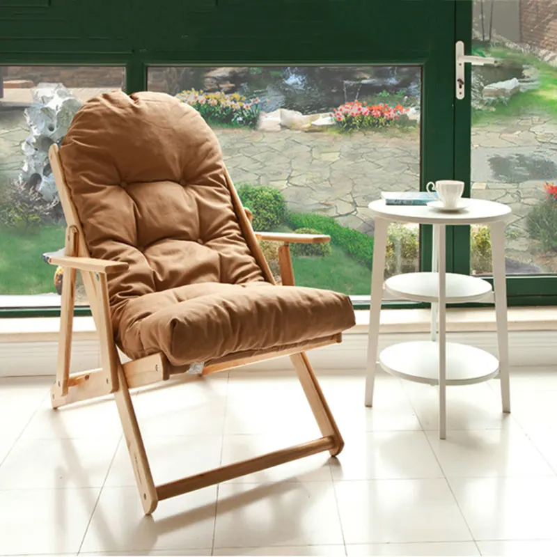 Шезлонг складной стул из массива дерева для беременных шезлонг пожилых балконов