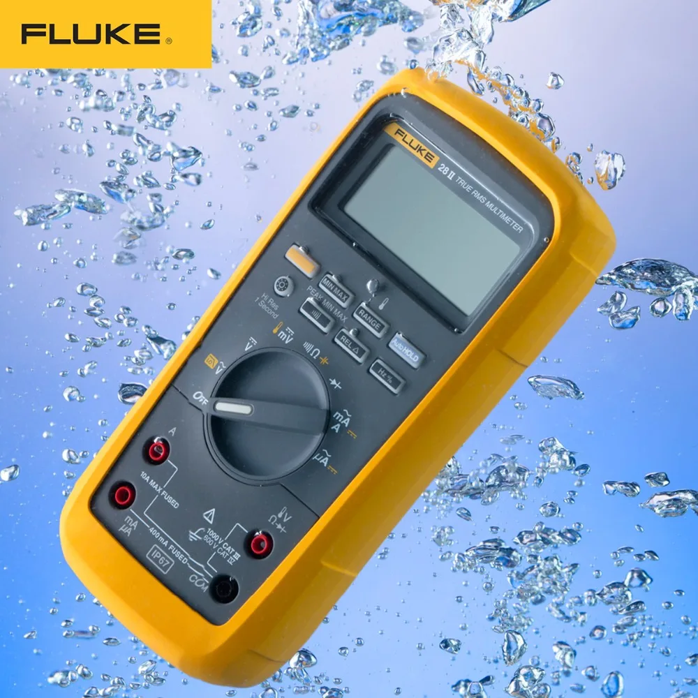 Цифровой мультиметр Fluke 28 II Industrial True RMS водонепроницаемый и пыленепроницаемый