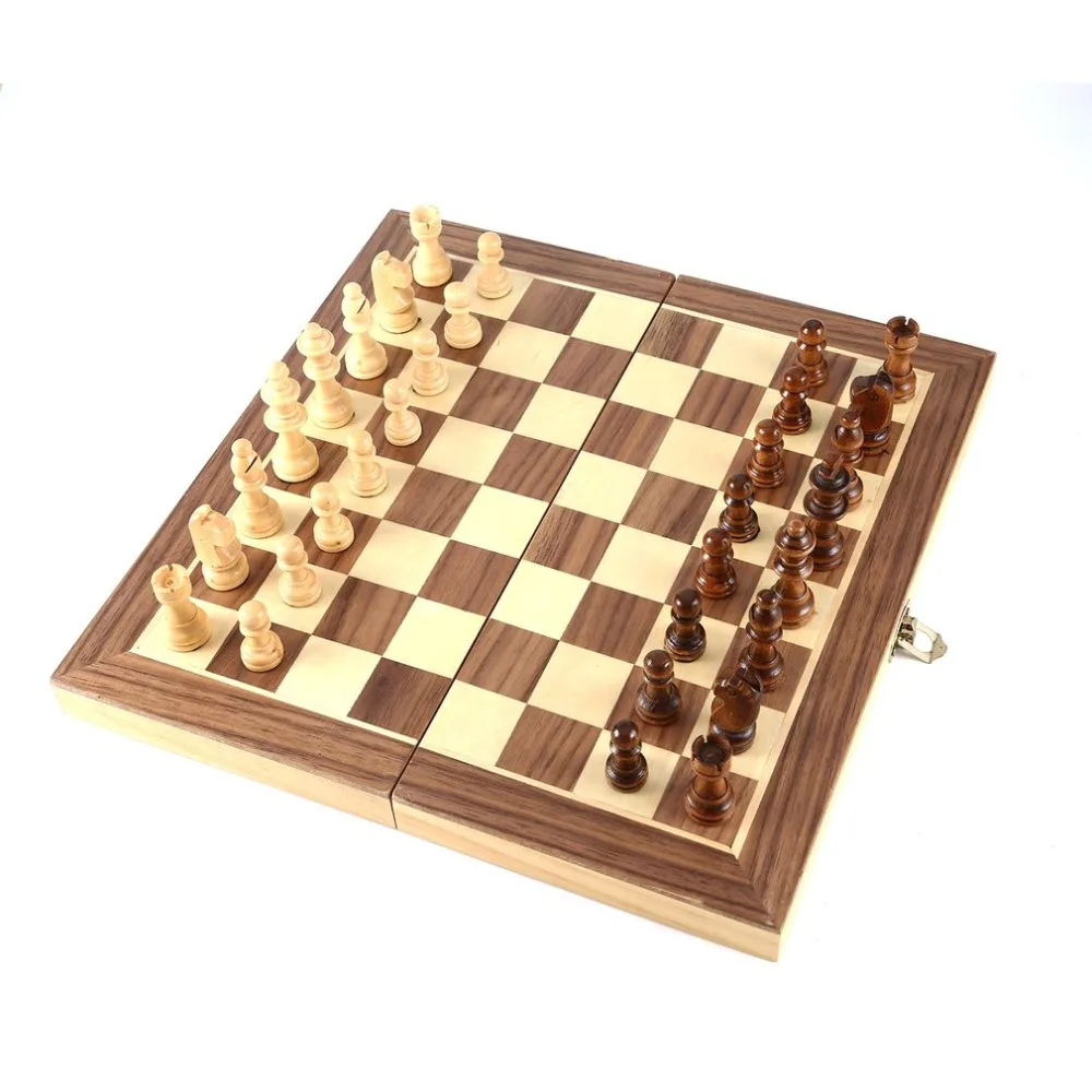 International Chess Set Teaching Competition Oversized Chessman Luxurious Premium Gift Box Solid Wood Board | Спорт и развлечения