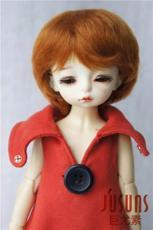 6-7inch Ginger M3 JD133 1/8 1/6 1/4 1/3 FashionBJD парик мохера мальчишеские короткие волосы Размер 5-6 дюймов 6-7 дюймов 7-8 дюймов 8-9 дюймов 9-10 дюймов кукольный парик аксессуары - Цвет: 6-7inch Ginger M3