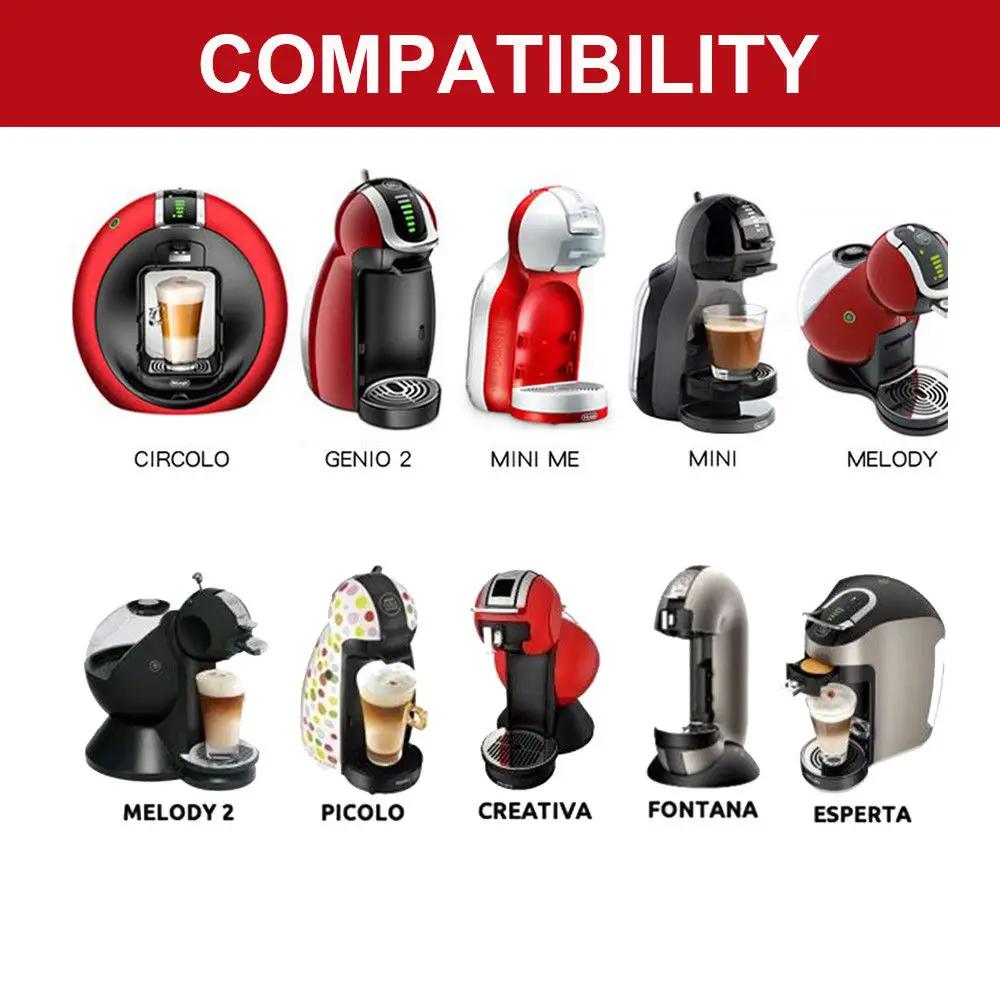 Для Nescafe Dolce Gusto фильтры для кофе 3 го поколения Многоразовые корзины из