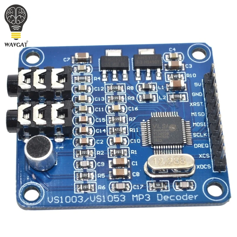 VS1003 VS1003B MP3 Module Decoding Containing Microphones STM32 Microcontroller Development Board Accessories | Электронные