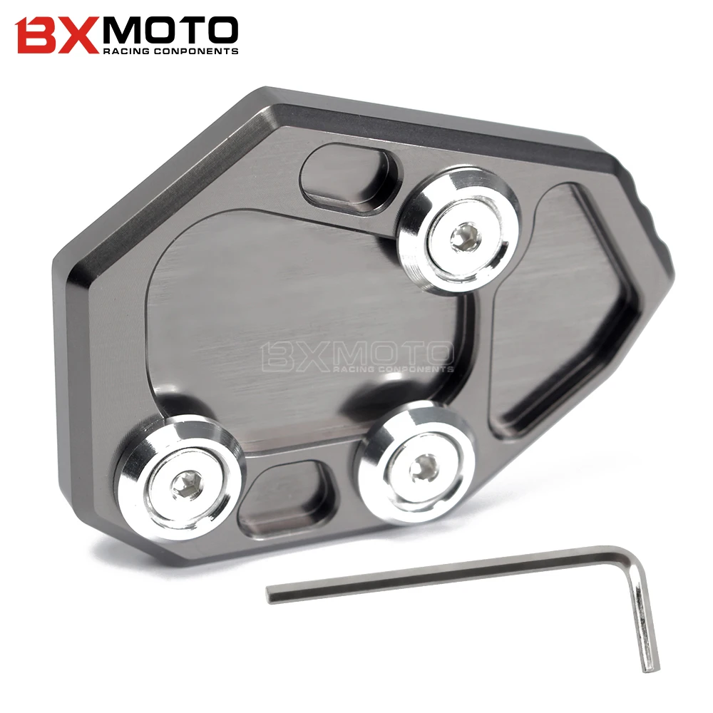 CNC алюминиевая боковая подставка для мотоцикла увеличитель пластина удлинитель