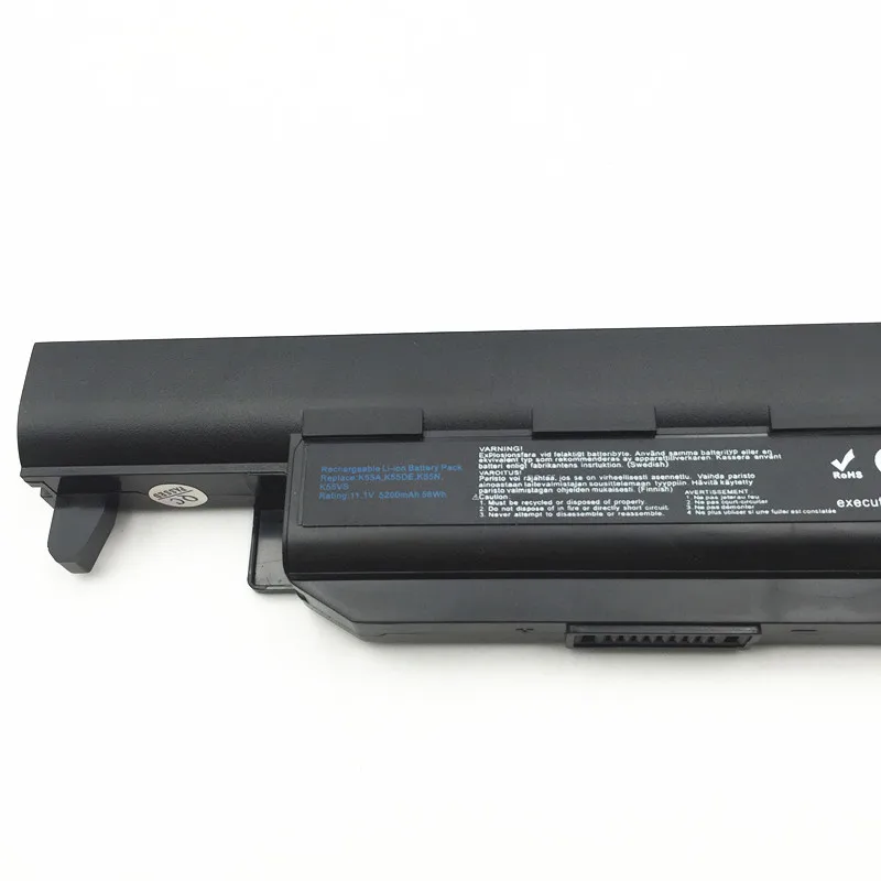 Аккумулятор для ноутбука A32 K55 A33 Asus A45 A55 A75 K45 K75 R400 R500 R700 U57 X45 X55 X75 Series|battery a32-k55|laptop