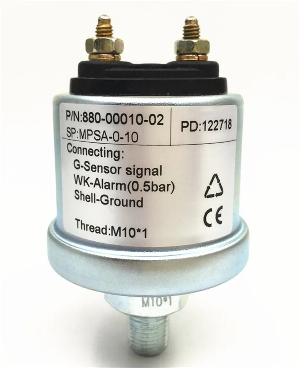 Набор из 1 автоматических датчиков давления масла M10x1 NPT1/8 механических с