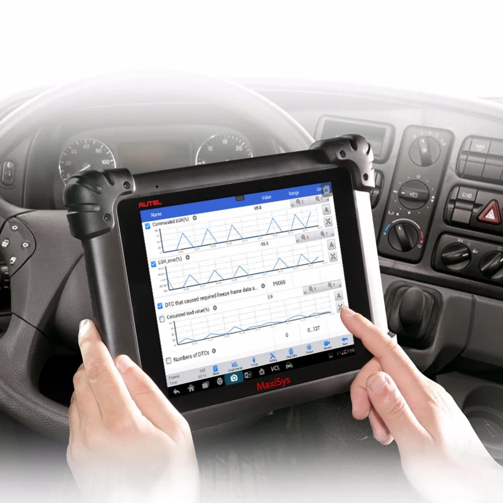 Автомобильный сканер Autel MaxiSys MS908 автомобильный диагностический инструмент OBD2 VCI