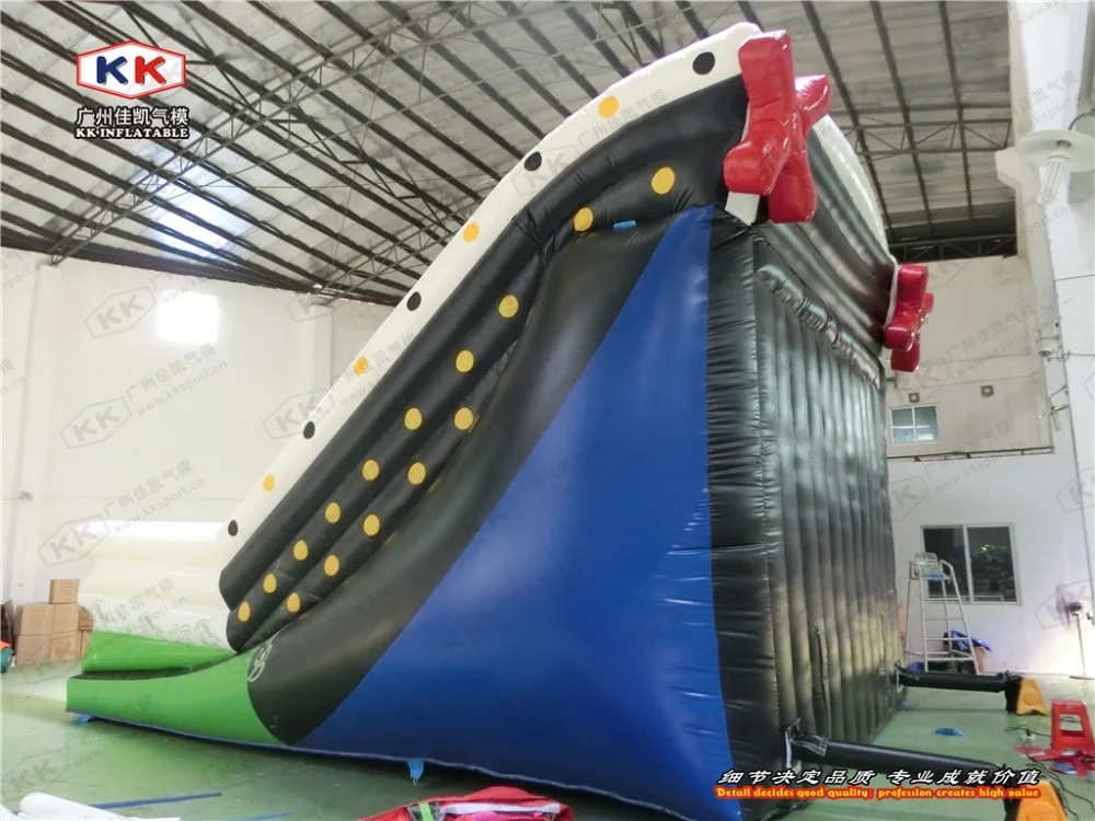 Карнавальный надувной корабль титаник сухой горка для детей игра | Игрушки и
