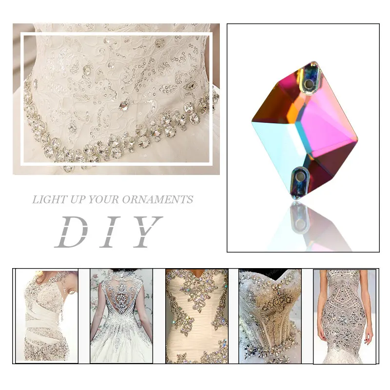 Высококачественные Стразы для рукоделия шитье камнями цветные кристаллы