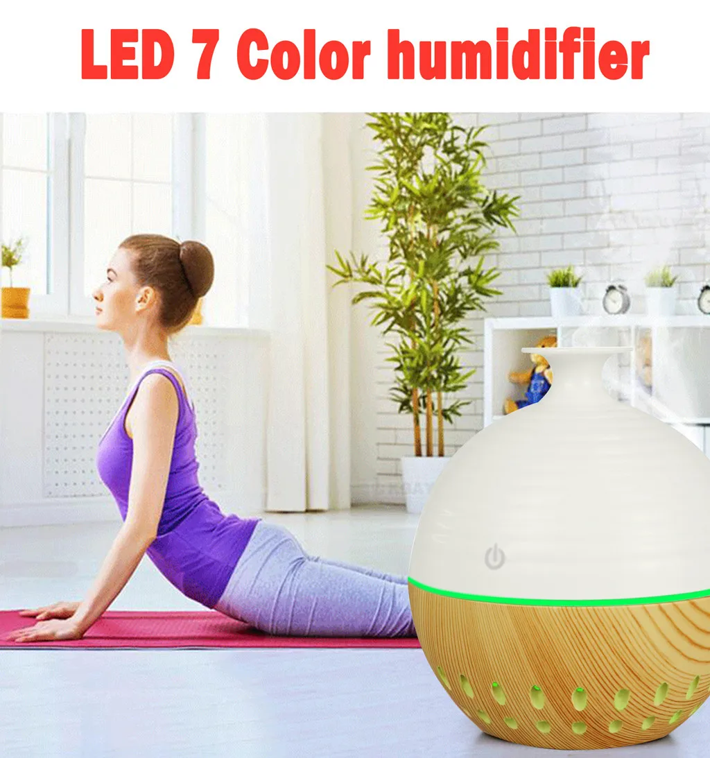 Ароматизатор эфирного масла диффузор светодиодный ультразвуковой