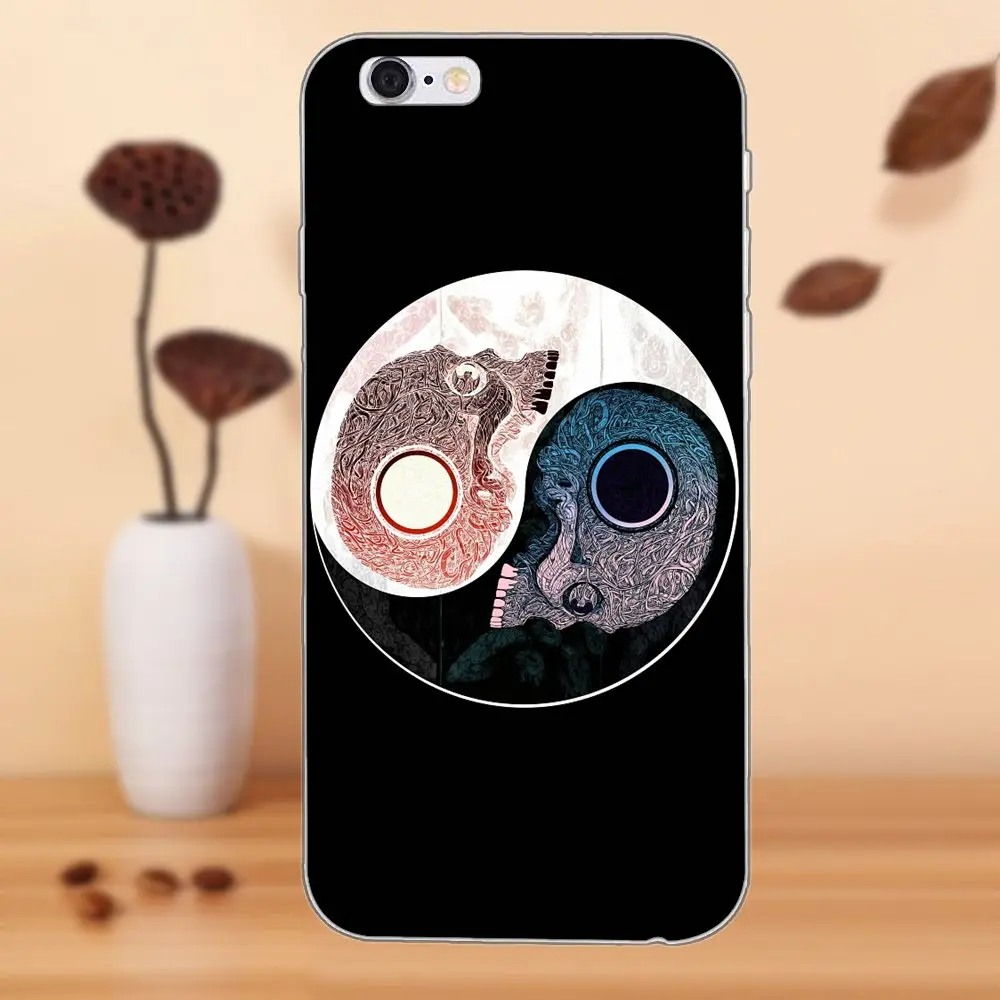 Уникальный роскошный мягкий чехол для телефона гранж Инь Ян Huawei P7 P8 p9 P10 P20 Коврики