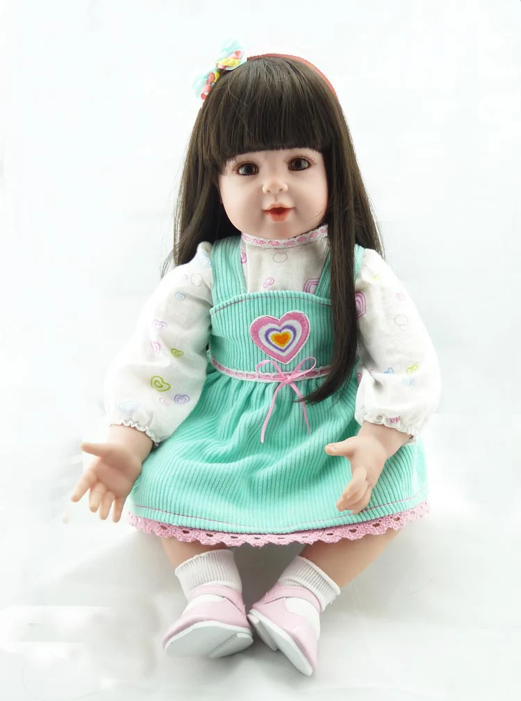

50cm Silicone Reborn Baby Doll Toys fake baby Princess reborn Dolls Girls Birthday Gift Bedtime Toy bebes bonecas reborn
